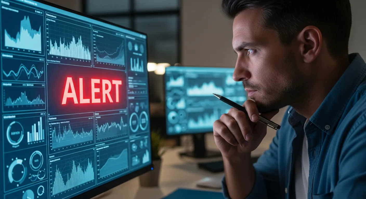 Analista de SOC operando um SIEM