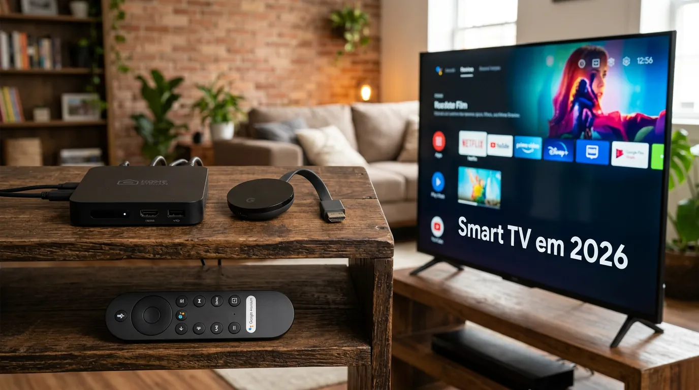 Aparelhos para transformar TV em Smart Fire TV Stick e TV Box