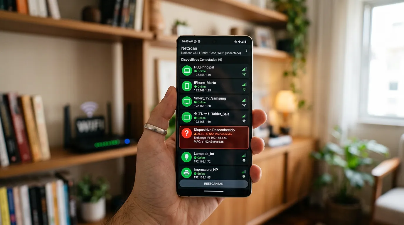 Aplicativo de Escaneamento de Rede Wi-Fi