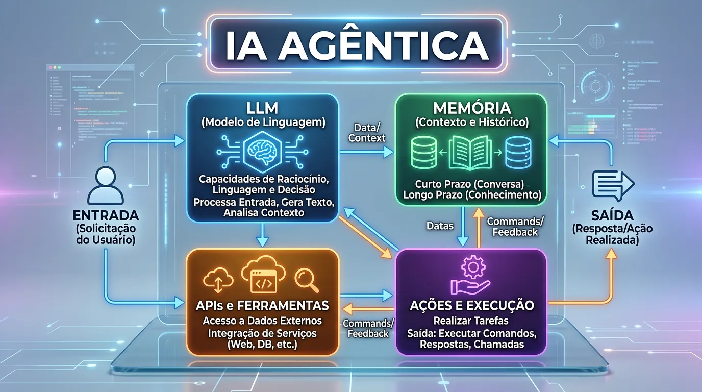 Arquitetura de um agente de IA modular