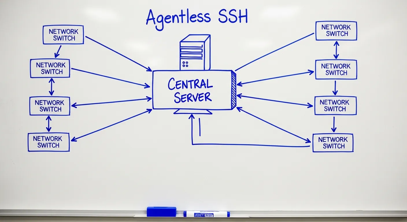 Arquitetura agentless do Ansible