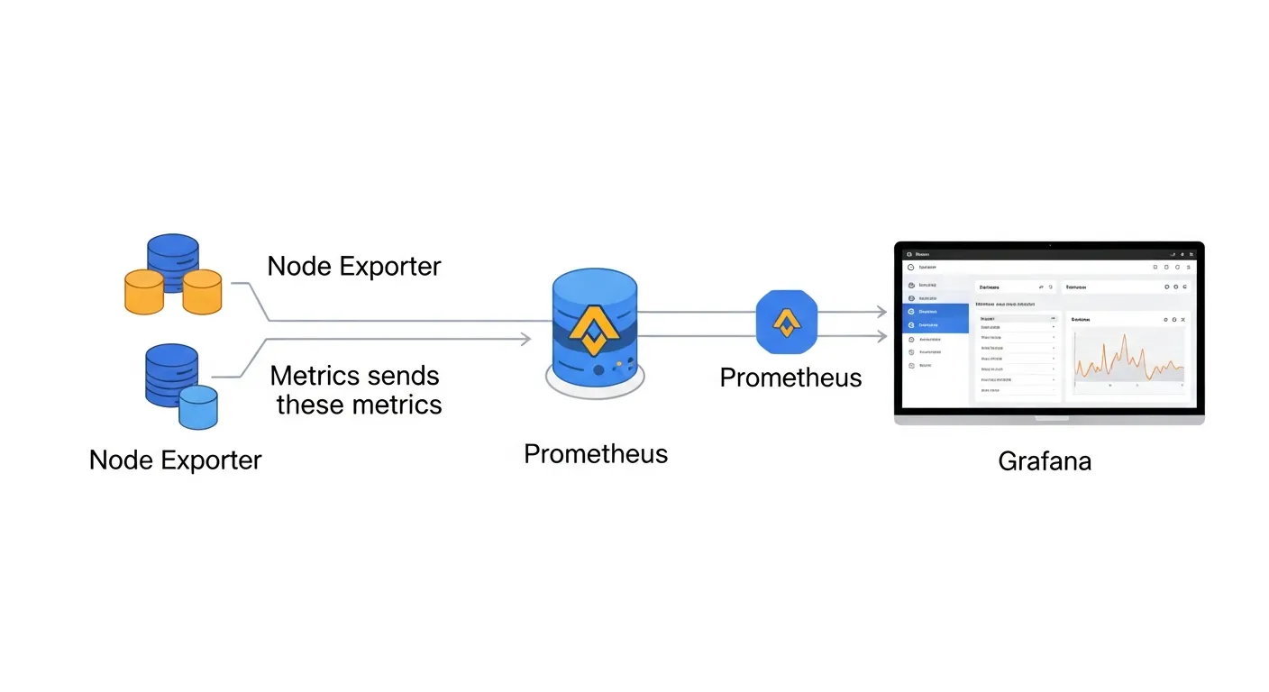 Arquitetura de monitoramento de servidores