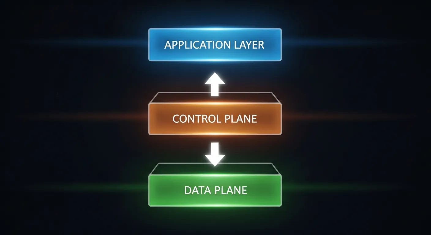 Diagrama da Arquitetura de Redes Definidas por Software SDN