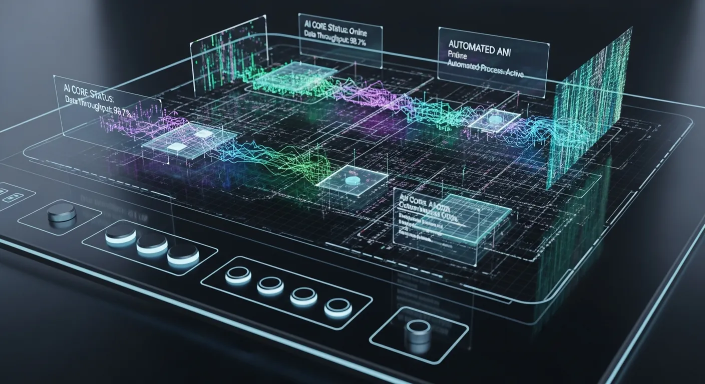 Dashboard de automação de TI com IA
