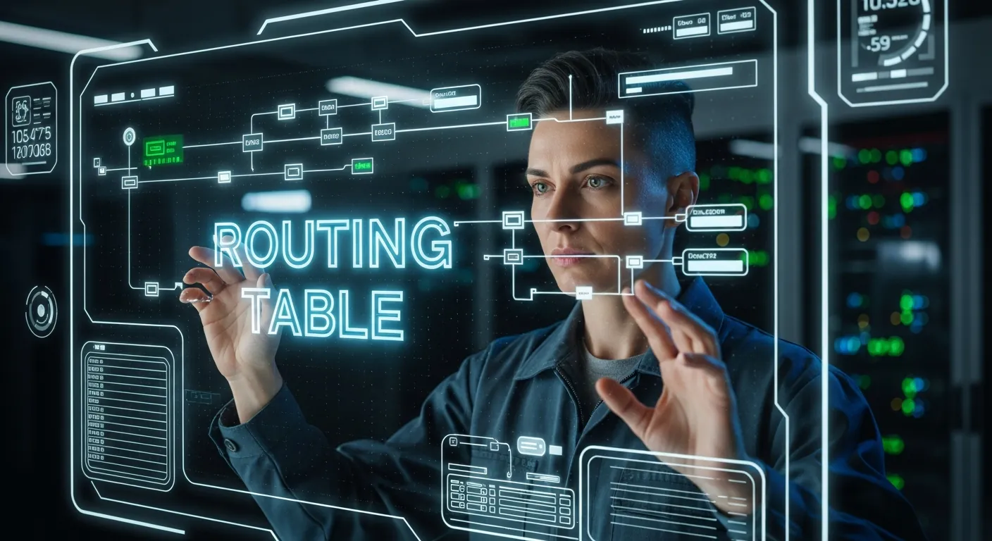 Engenheiro configurando Tabela de Roteamento na AWS