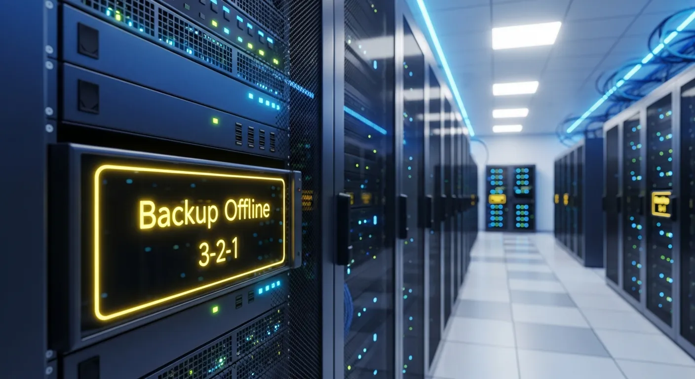 Servidor de backup offline protegido contra ransomware