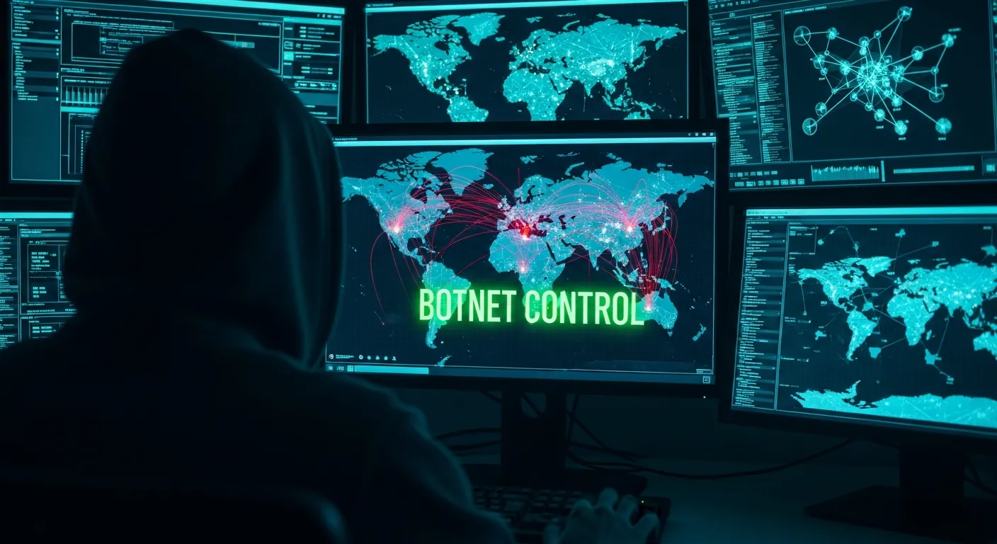 Mapa global de infecção por botnet