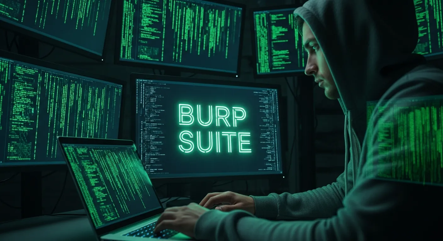 Tela do Burp Suite em um ambiente de pentest