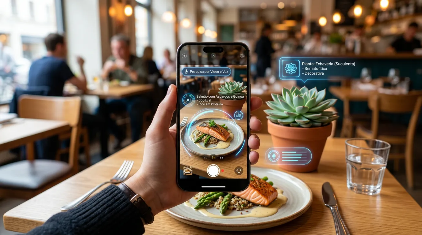 Busca por vídeo e voz em tempo real no Google Lens pelo celular