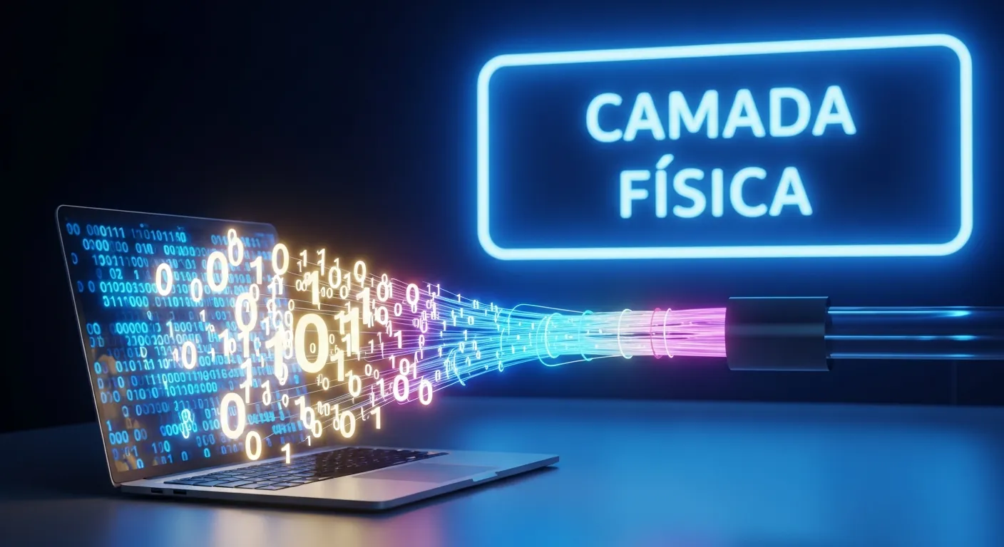 Como os dados se transformam em sinais fisicos