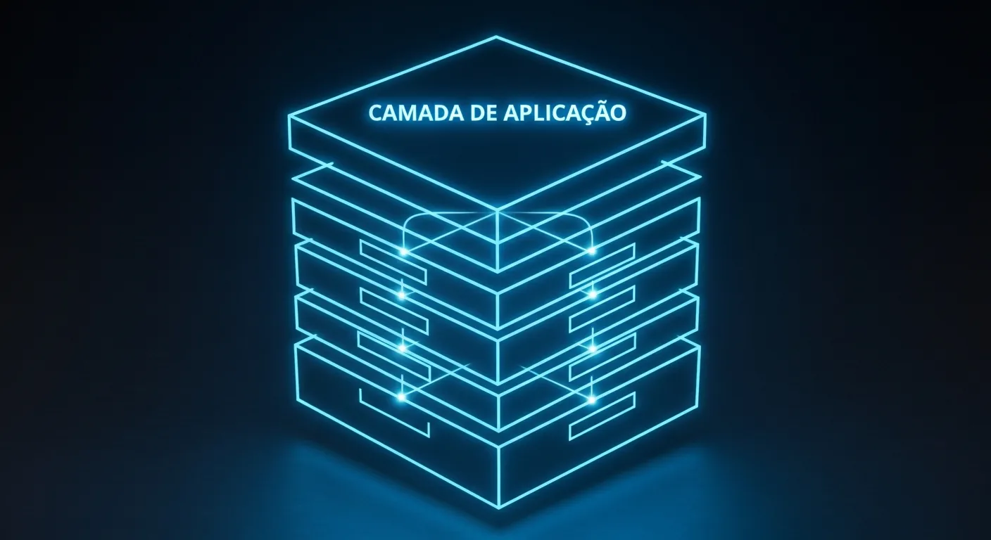 Diagrama das 7 camadas do Modelo OSI