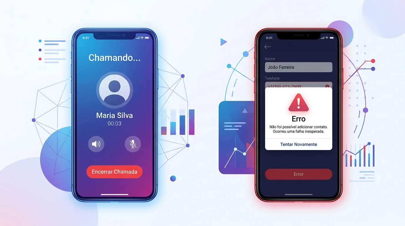 Chamada de voz no WhatsApp que só fica chamando e erro de grupo