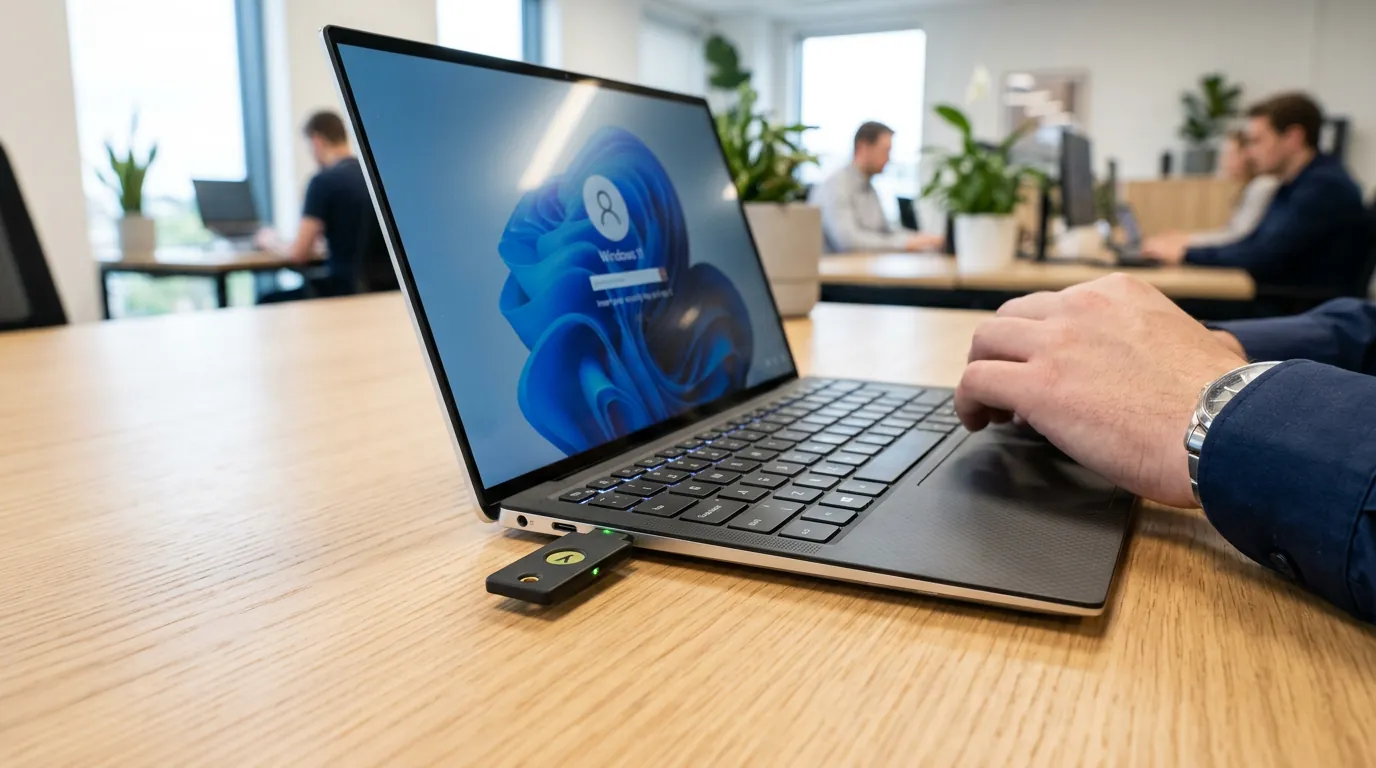 Chave de segurança FIDO2 Yubikey