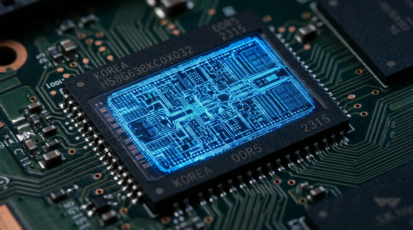 Chip de memória DDR5 com correção de erros