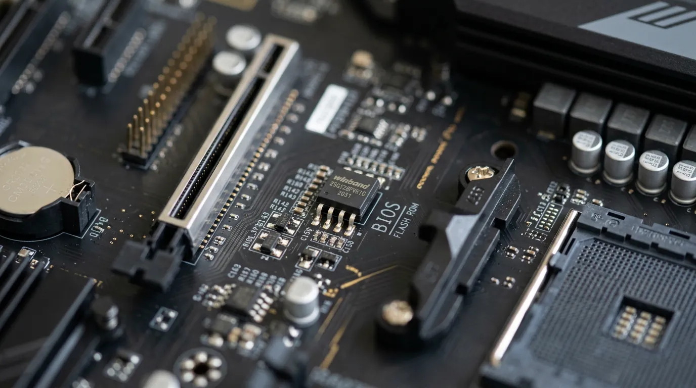 Chip de firmware UEFI na placa-mãe