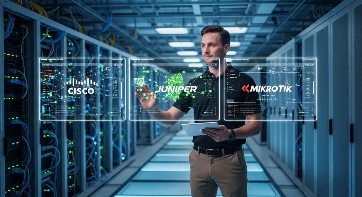Cisco, Juniper ou MikroTik no mercado de TI