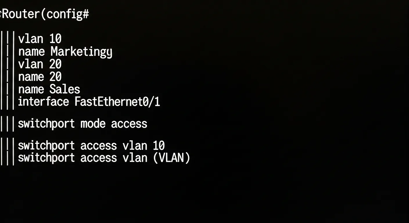Terminal CLI Switch Cisco