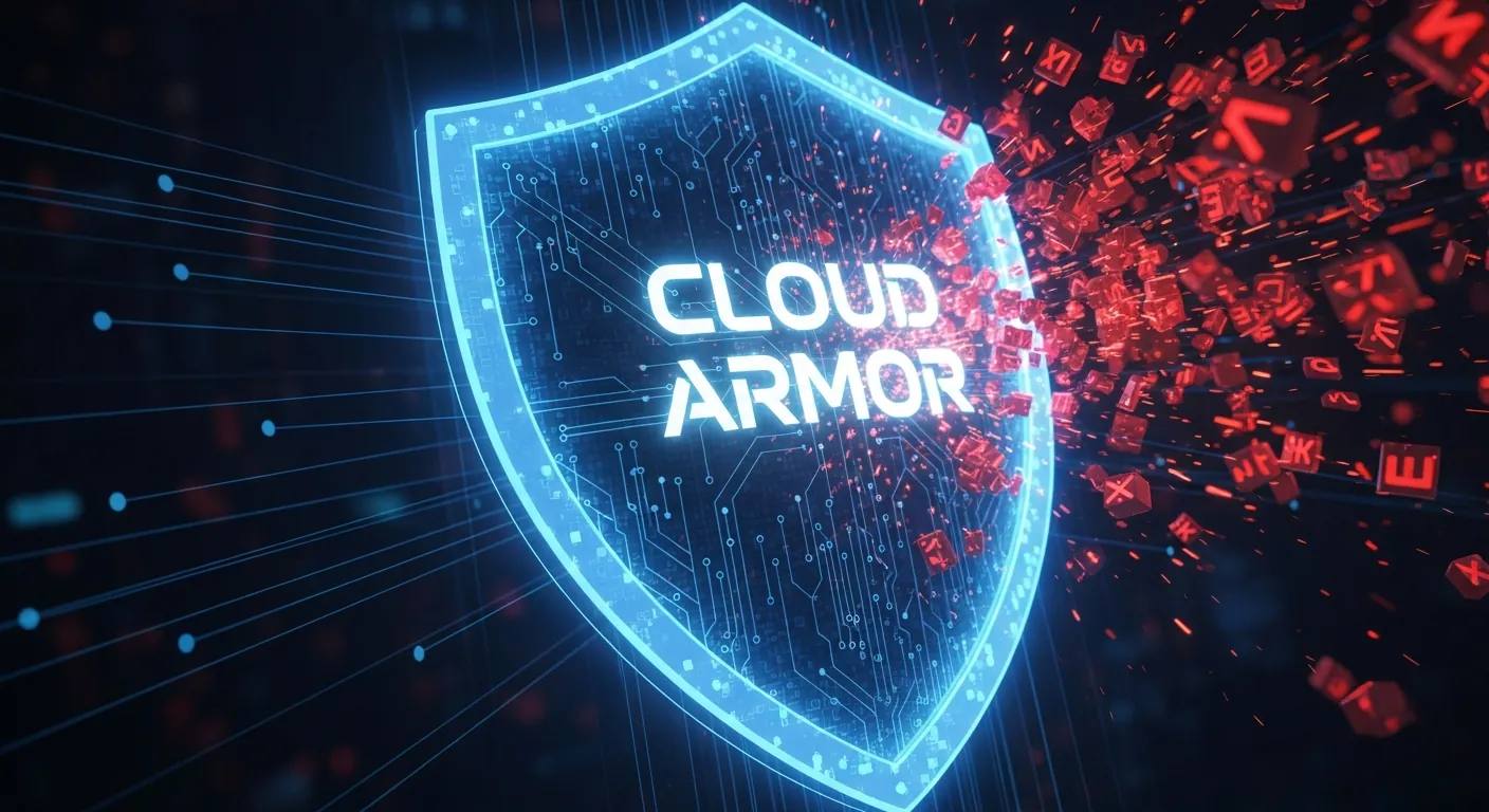 Google Cloud Armor bloqueando ataque cibernético