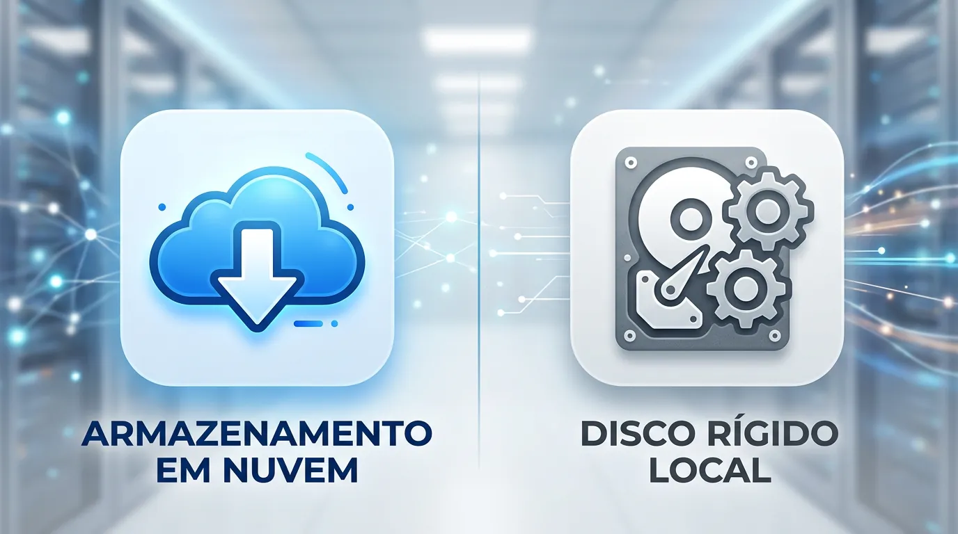 Download da Nuvem vs Reinstalação Local