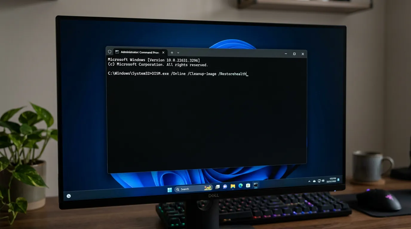Comando DISM e SFC no Prompt de Comando do Windows 11