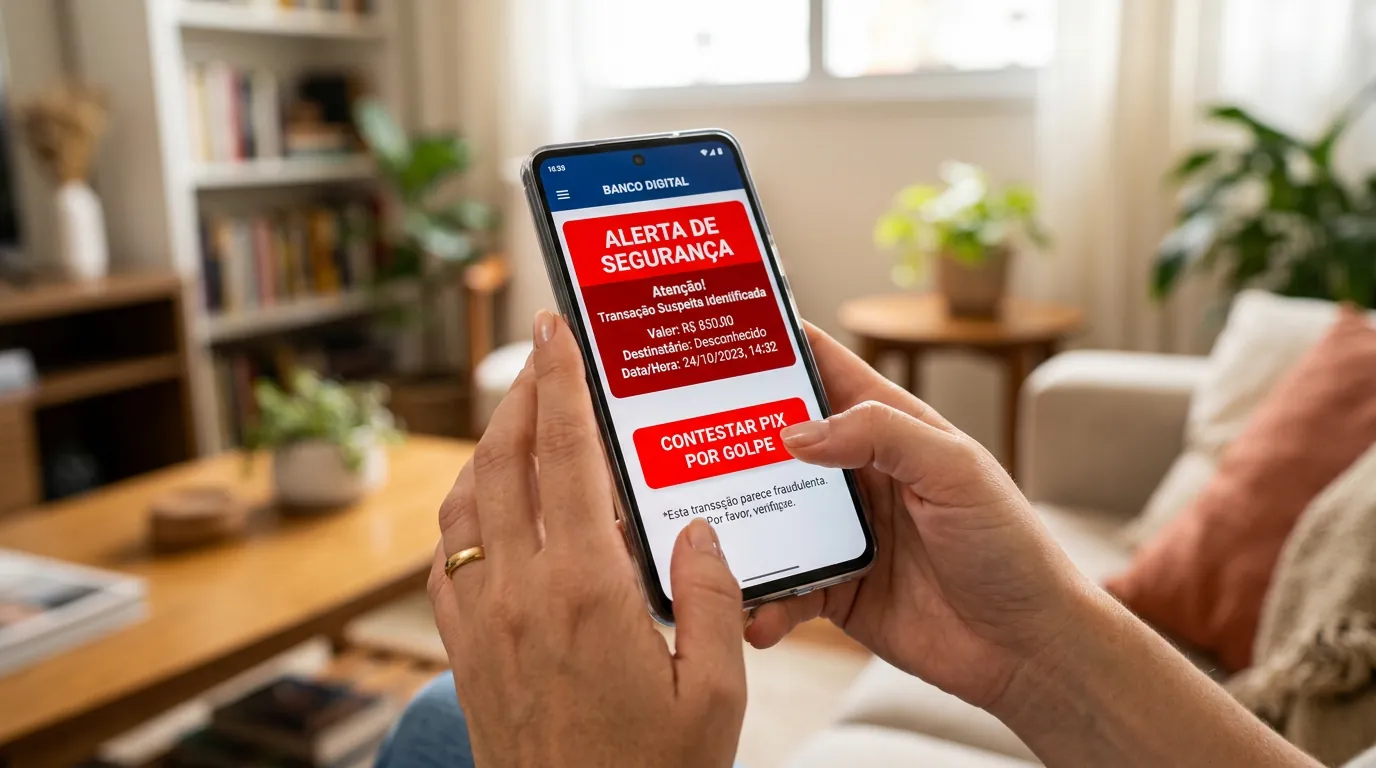 Como acionar o botão de contestação do MED do Pix no celular