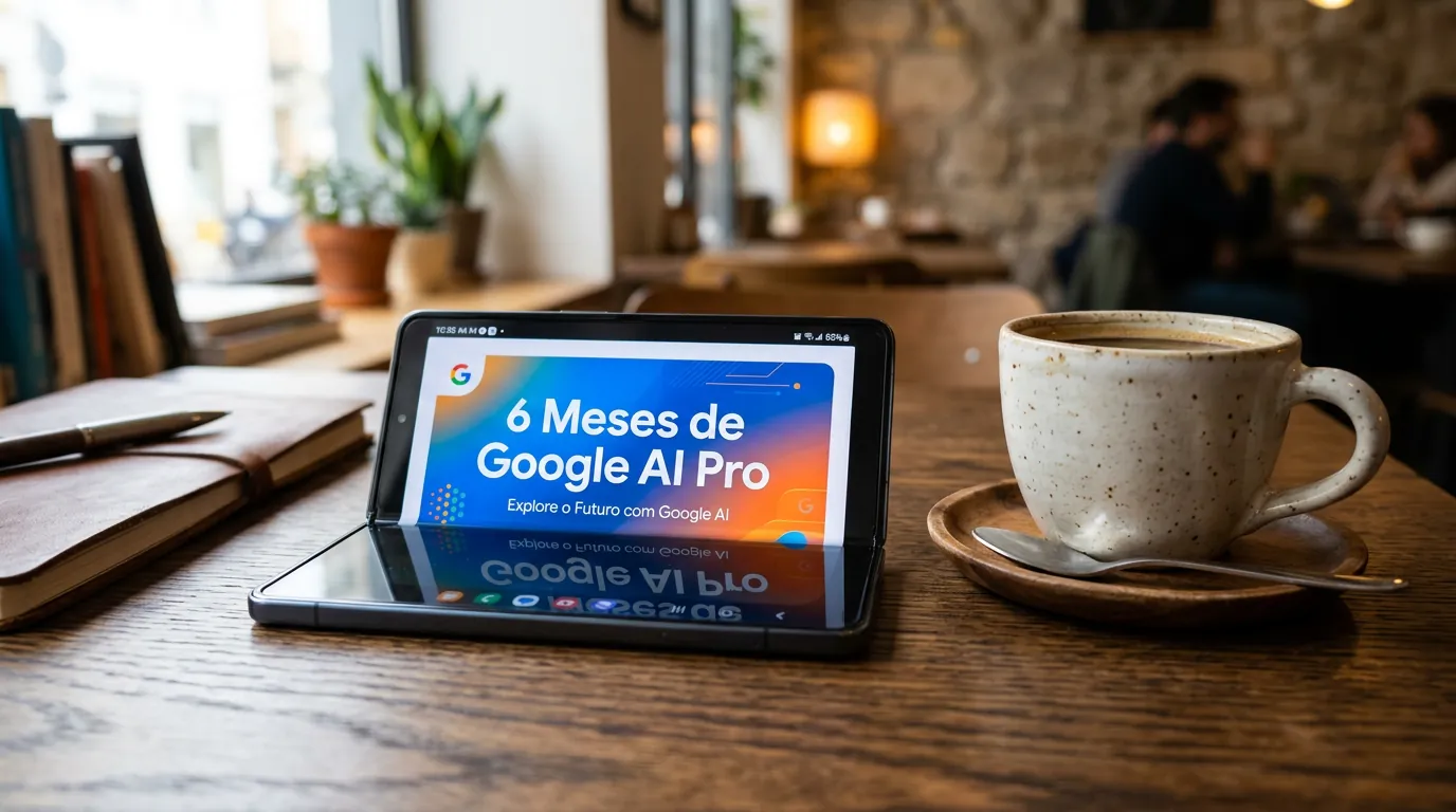 Promoção e assinatura do Google AI Pro no celular