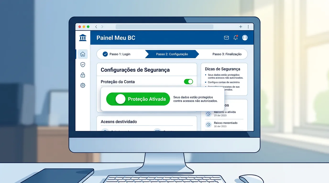 Passo a passo para ativar o BC Protege+ no portal Meu BC