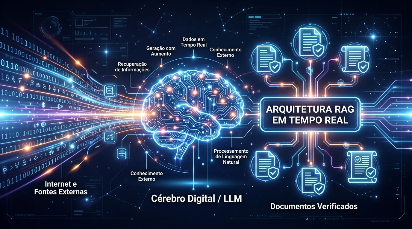 Funcionamento da arquitetura RAG no Perplexity AI