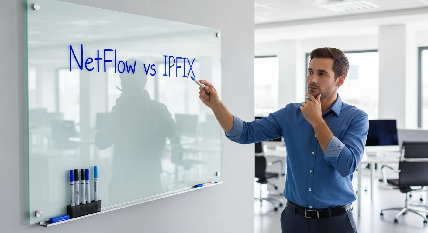 Diferença entre NetFlow, sFlow e IPFIX
