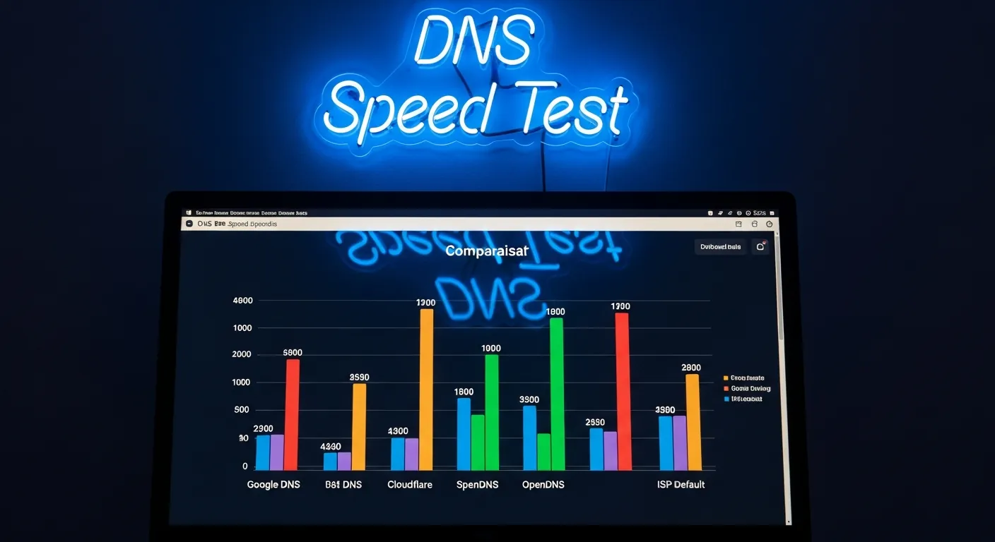 Comparativo de velocidade entre DNS do Google e Cloudflare
