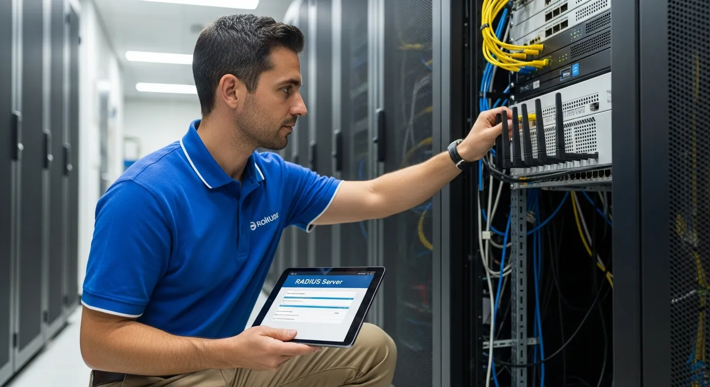 Configuração de servidor RADIUS para autenticação 802.1X