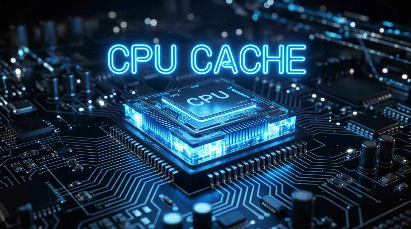 Representação de cache de CPU e localidade de memória