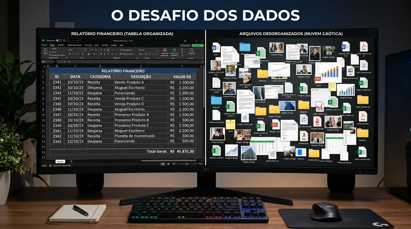 Dados estruturados versus não estruturados
