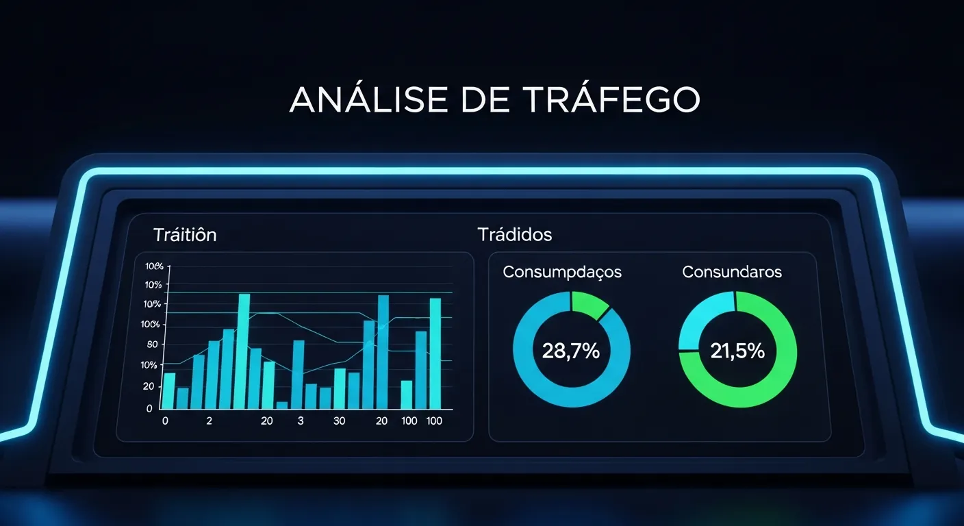 Dashboard de monitoramento de tráfego de rede