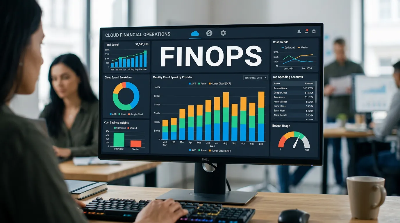 Dashboard de FinOps e custos de nuvem