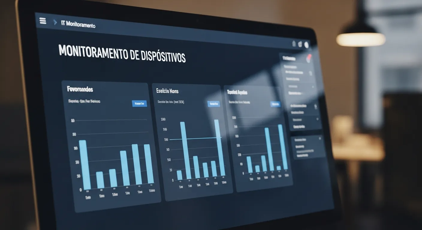 Dashboard de monitoramento de dispositivos na rede