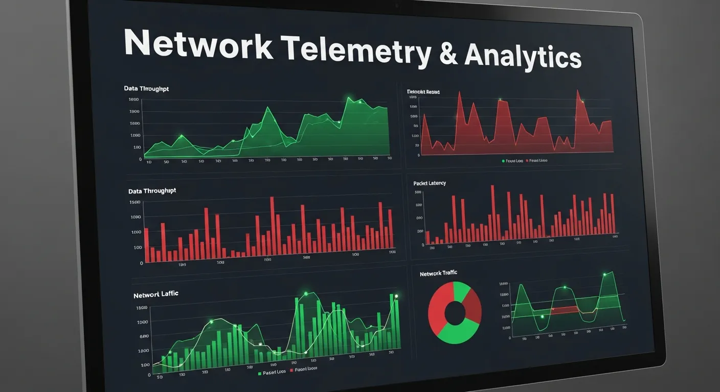 Dashboard de monitoramento e telemetria de rede