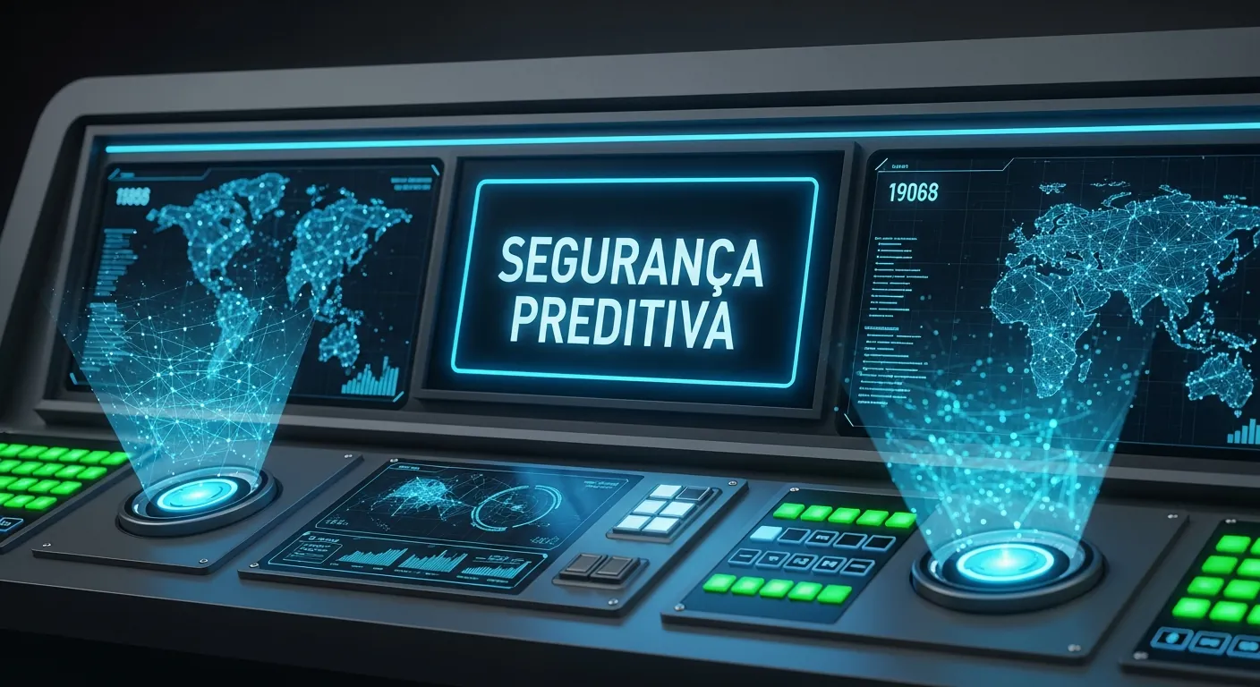 Dashboard de segurança de rede com IA