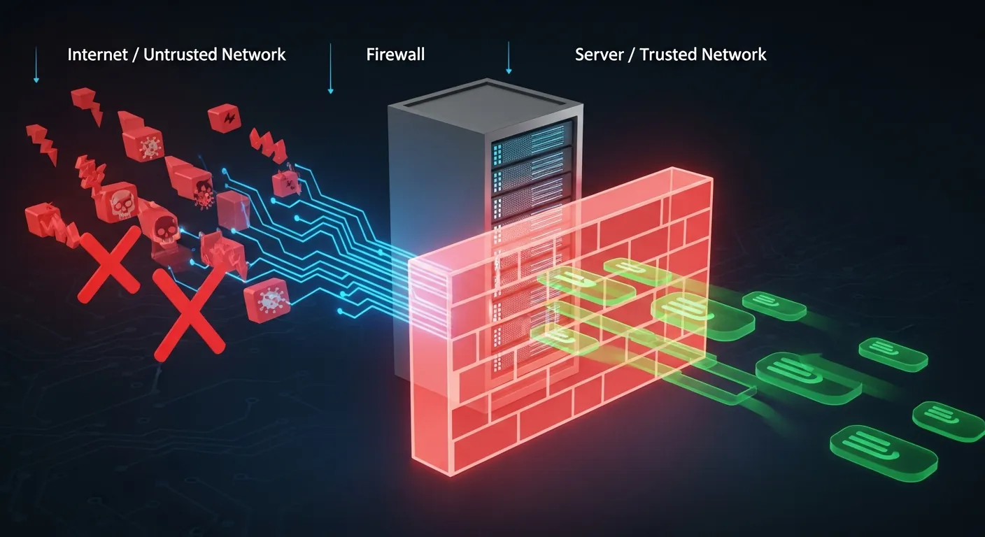 Alt Text: Diagrama de segurança cibernética e defesa de redes