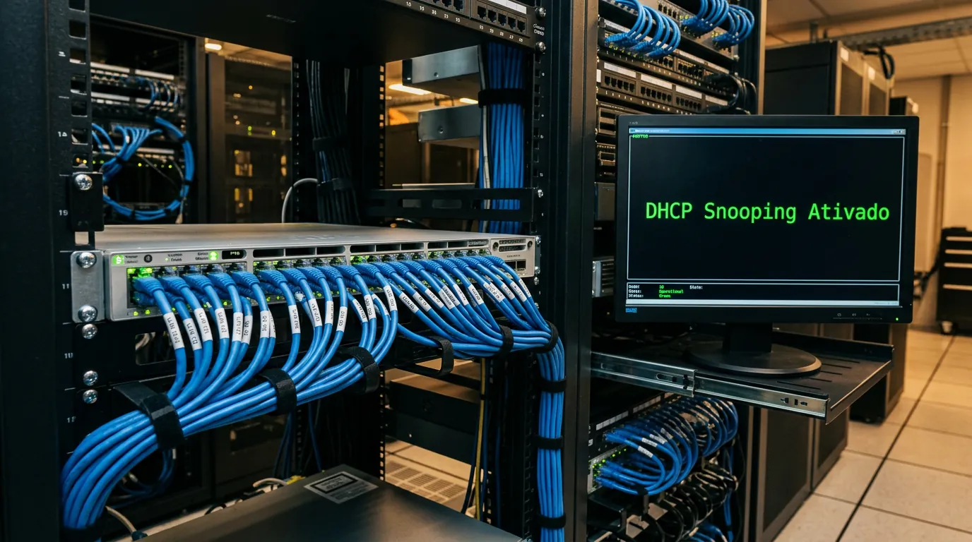 Switch de rede com proteção DHCP Snooping