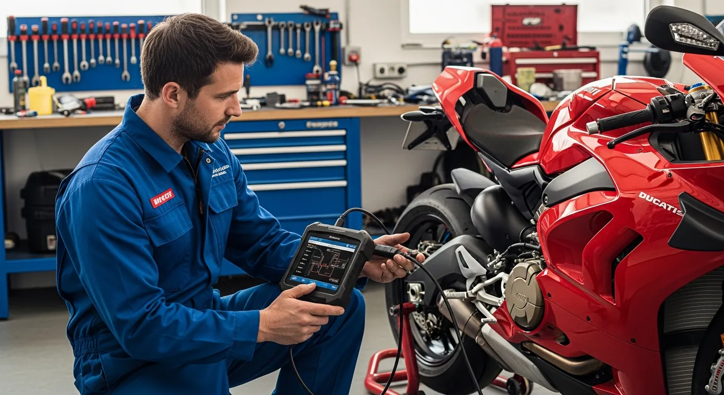 Scanner diagnóstico chave moto