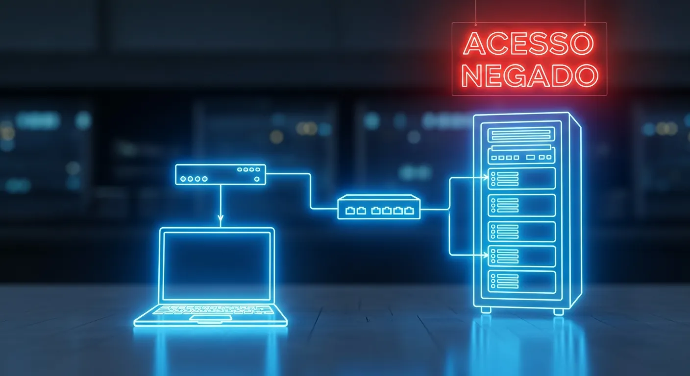 Diagrama de funcionamento do protocolo 802.1X