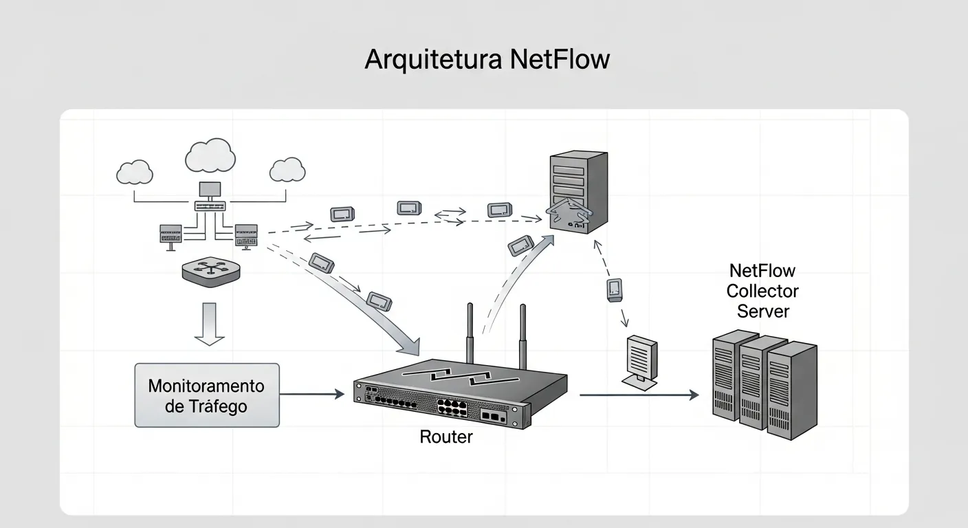 Diagrama da Arquitetura NetFlow