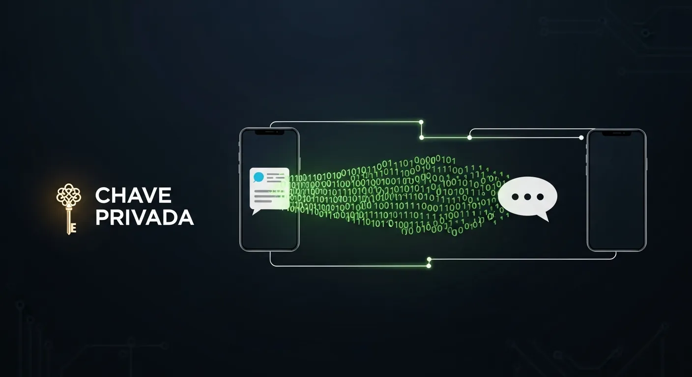 Diagrama de chaves públicas e privadas
