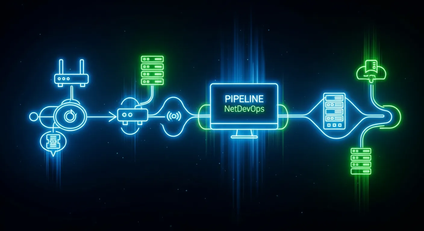 Diagrama de Pipeline CI/CD para Redes