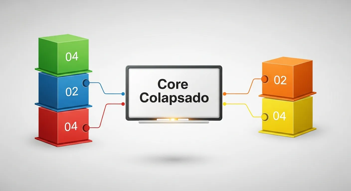 Comparação entre 3-Tier e Collapsed Core