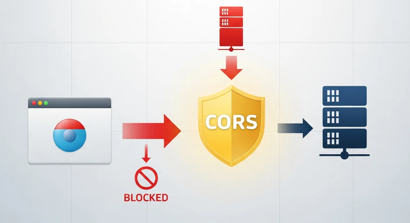 Diagrama de funcionamento do CORS