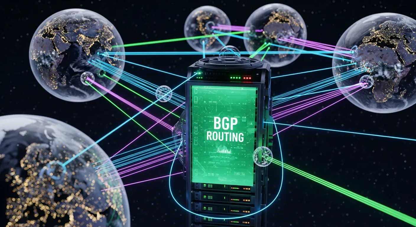 Diagrama de funcionamento do protocolo BGP entre Sistemas Autonomos