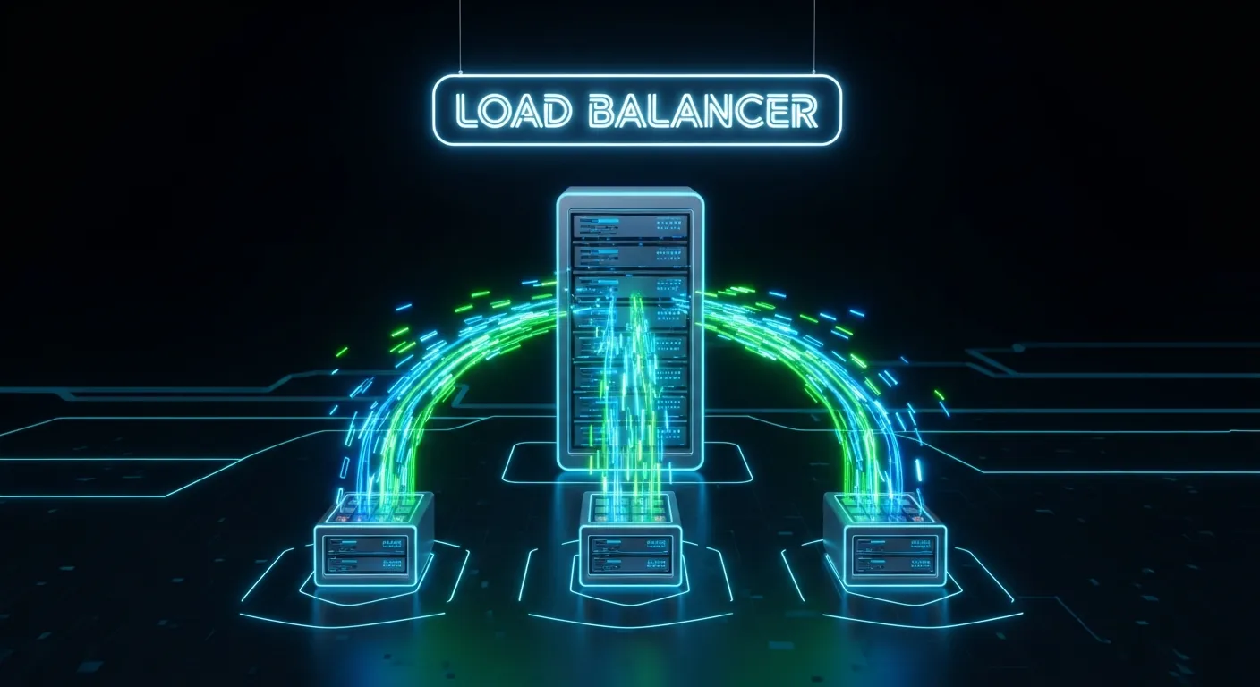 Diagrama de funcionamento de um Load Balancer em Cloud