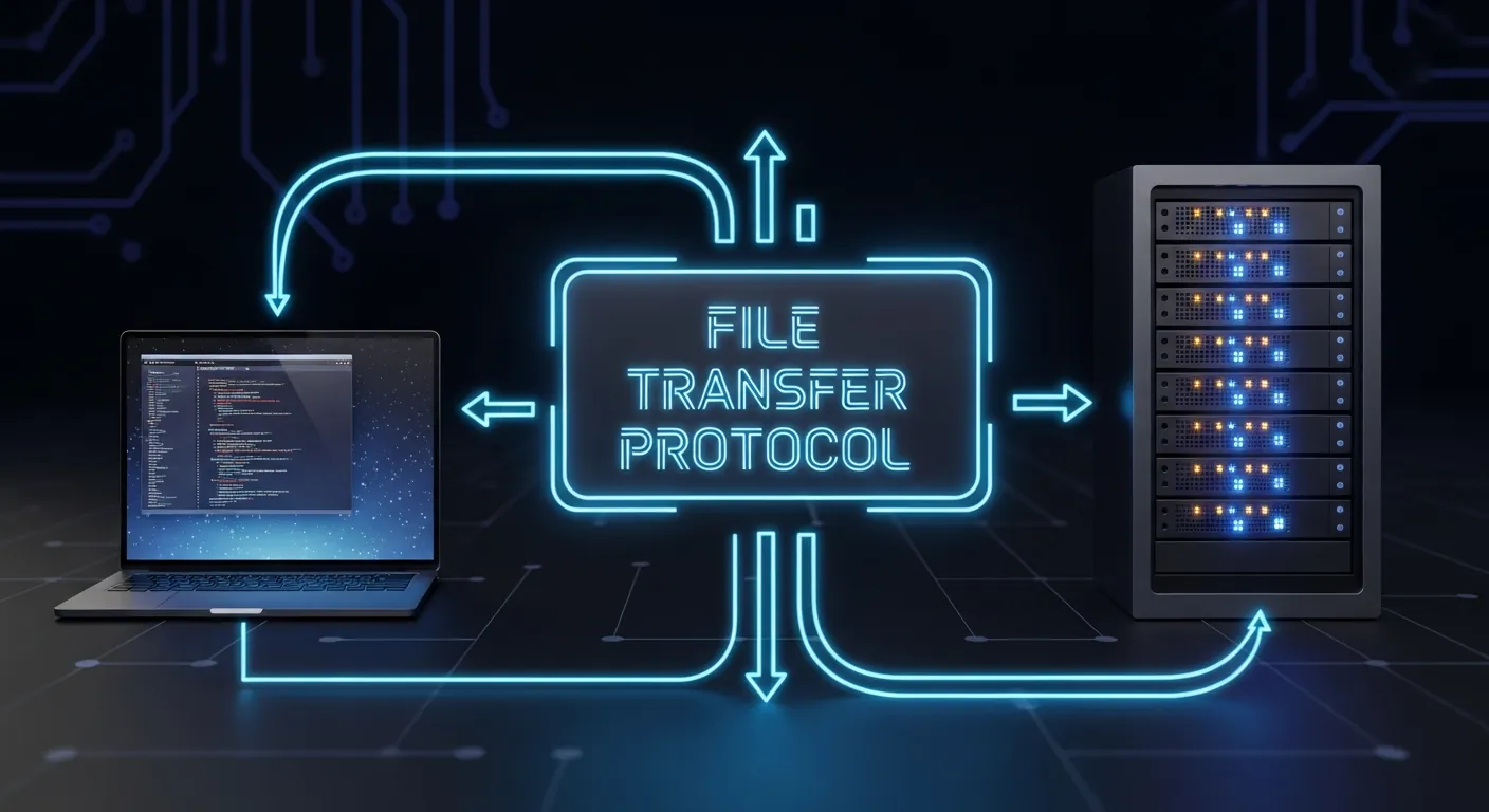 Diagrama de funcionamento do protocolo FTP